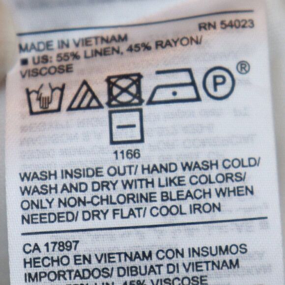 Old Navy White Linen Shorts 6 - Picture 3 of 5